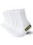 Unisex 6 Çift Tenis Çorabı Erkek Tenis Çorabı Kadın Tenis Çorabı Beyaz Tenis Çorabı 38-44 1
