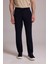 Erkek Lacivert Slim Fit Yan Cepli Jogger Pantolon 1