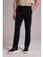Erkek Lacivert Slim Fit Yan Cepli Jogger Pantolon 4