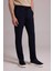 Erkek Lacivert Slim Fit Yan Cepli Jogger Pantolon 5