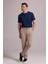Erkek Bej Slim Fit Yazlık Yan Cepli Jogger Pantolon 5