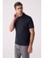 Erkek Füme Regular Fit Merserize Desenli Polo Yaka Tişört 5