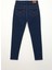 Kadın Yüksek Bel Süper Skinny Koyu Mavi Jean Pantolon 2