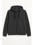 Erkek Fermuarlı Kapüşonlu Cepli Içi Polarlı Sweatshirt 1
