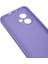 Honor 400 Uyumlu Kılıf Biye Kamera Korumalı Mat Silikon Lila 2