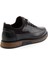 Siyah Hakiki Deri Erkek Casual Ayakkabı E01011037241 3