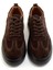 Kahve Hakiki Deri Erkek Sneaker E01082000402 4