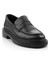 Siyah Hakiki Deri Erkek Klasik Ayakkabı E01595050141 2
