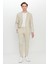 Slim Fit Dar Kesim Kırlangıç Yaka Kapak Cepli Esnek Takım Elbise 2