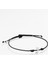 Gümüş Harfli Siyah Ipli Ikon Bileklik 1