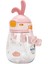 Tavşan Kulağı Kapaklı Matara 600 ml SHT-ST-7008 - Pembe 3