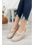 Kadın Krem Günlük Ortopedik Ayakkabı 1