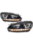 Volkwagen Golf 6 Mk6 2010-2011-2012 Çift U Ledli Ön Far 2