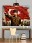 Askeri Üniformalı Atatürk Portresi Dekoratif Kanvas - Mdf Ahşap Tablo 1