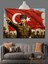 Askeri Üniformalı Atatürk Portresi Dekoratif Kanvas - Mdf Ahşap Tablo 5