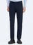 Lacivert Dokuma Slim Fit Casual Pantolon 2