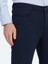 Lacivert Dokuma Slim Fit Casual Pantolon 3