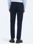 Lacivert Dokuma Slim Fit Casual Pantolon 4