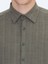 Haki Çizgili Regular Fit Dokuma Casual Gömlek 5