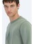 Mint Bisiklet Yaka Desenli Sweatshırt 5