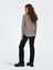 Kadın Yuvarlak Yaka Regular Fit Gri Örgü Kazak - 15113356 3