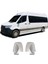 Mercedes Sprinter W907 Uyumlu 2018 Ve Üzeri Krom Ayna Kapağı 2 Parça Paslanmaz Çelik 2
