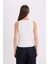Slim Fit Dar Kesim Bisiklet Yaka Fitilli Kaşkorse Atlet A3422AX25AU 5