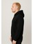 Erkek Siyah Kapüşonlu SWEATSHIRT-W1108 2