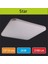 Sıva Üstü LED Panel 33X33 Star Kapakdekoratiftavan Armatürü 1