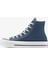 Chuck Taylor All Star Lift Platform Unisex Mavi Sneaker.903 4