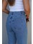 Mavi Taşlamalı Jean Pantolon 4