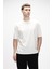 Collage Beyaz Basic Erkek T-Shirt 4