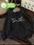 Smile Baskı Detaylı Içi Polarlı Kapüşonlu Sweatshirt 1