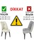 Jakarlı Kumaş Ilmek Desen Oval Sandalye Kılıfı. Lastikli, Yıkanabilir, Esnek Sandalye Örtüsü (6 Adet) 5