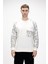 Deep Marshmallow Crewneck Erkek Baskılı Sweatshirt 1