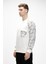 Deep Marshmallow Crewneck Erkek Baskılı Sweatshirt 2