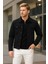 Erkek Mevsimlik Jeans Basic Bol Siyah Kot Ceket 1