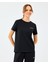 W Light Fabric T-Shirt Kadın Siyah Tshirt S2520239-3817 1