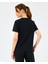W Light Fabric T-Shirt Kadın Siyah Tshirt S2520239-3817 3