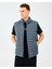 M Outerwear Polar Lining Paded Vest Erkek Gri Yelek S242212-3998 1