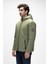 Shang Soluk Yeşi̇l Puffer Kapüşonlu Erkek Mont 2