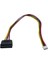Sata Power To 4 Pin Power Kablo Sata Power'dan 4 Pin Power Çevirici Kablo 1