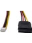 Sata Power To 4 Pin Power Kablo Sata Power'dan 4 Pin Power Çevirici Kablo 4