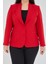 Atelier Kadın Büyük Beden Düğmeli Klasik Ceket 1