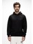 Grass Si̇yah Kapüşonlu Erkek Sweatshirt 1