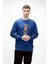 Acme Parlament Mavisi Erkek Baskılı Sweatshirt 4