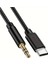 3.5 mm Jack Aux Ses Tpe-C Kablosu Tip C'den 3.5 mm Jack Adaptör Kablosu Hoparlörler Araç Telefon Aksesuarları USB C Adaptör Kablosu 1m 1