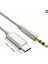 3.5 mm Jack Aux Ses Tpe-C Kablosu Tip C'den 3.5 mm Jack Adaptör Kablosu Hoparlörler Araç Telefon Aksesuarları USB C Adaptör Kablosu 1m 2