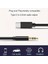 3.5 mm Jack Aux Ses Tpe-C Kablosu Tip C'den 3.5 mm Jack Adaptör Kablosu Hoparlörler Araç Telefon Aksesuarları USB C Adaptör Kablosu 1m 5