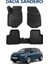 Dacia Sandero Stepway 2021+ Araca Özel 3D Havuzlu Paspas Bardaksız 2